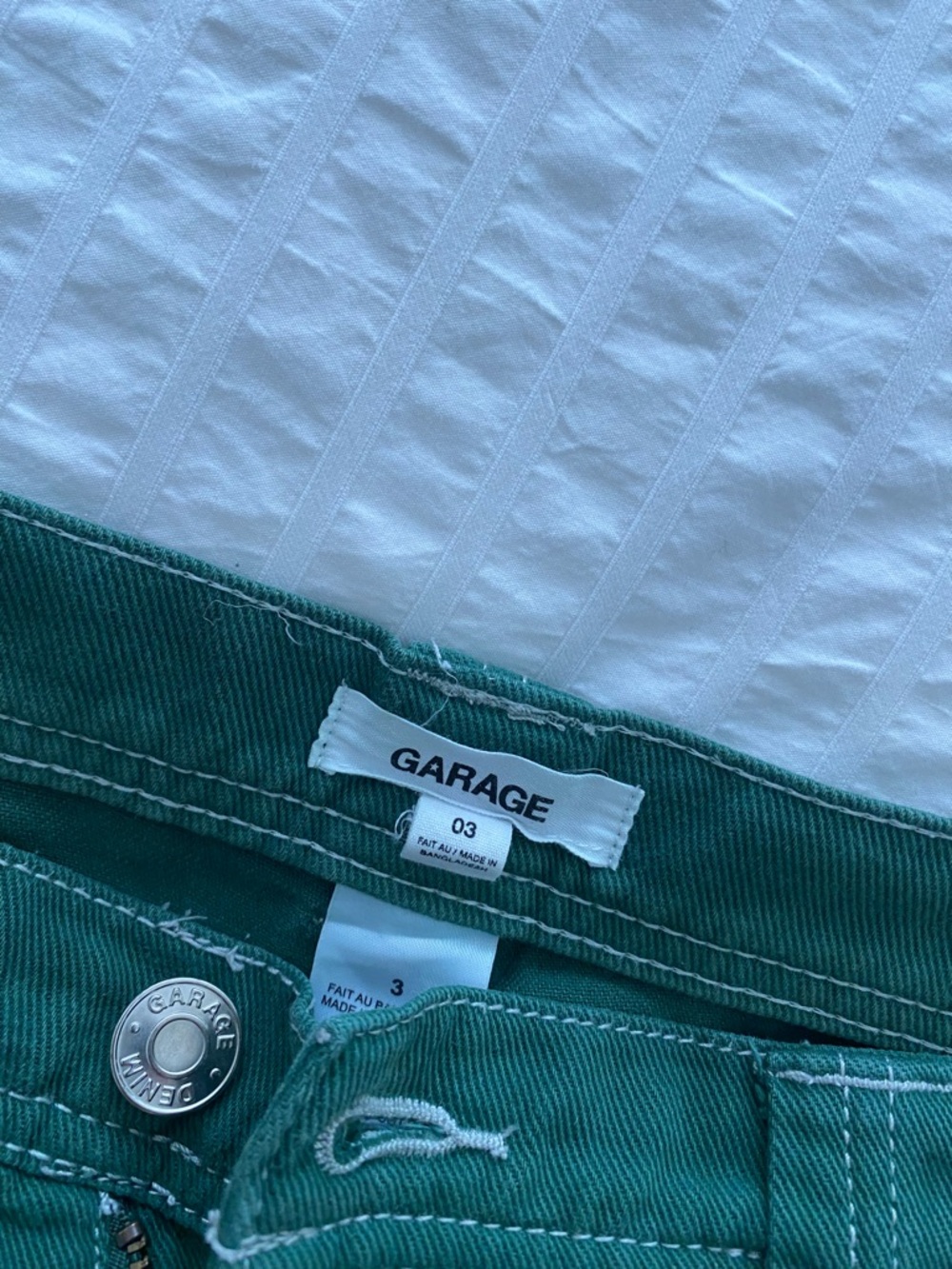 Garage Green Carpenter Pants - Picture 2 of 4